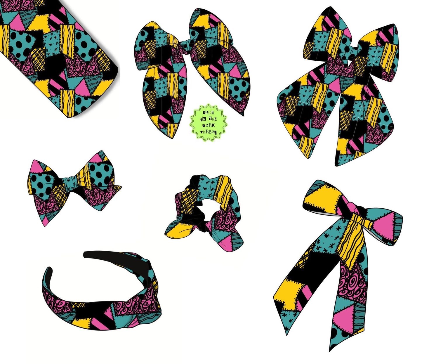 Spooky Bows/Scrunchies/Headbands