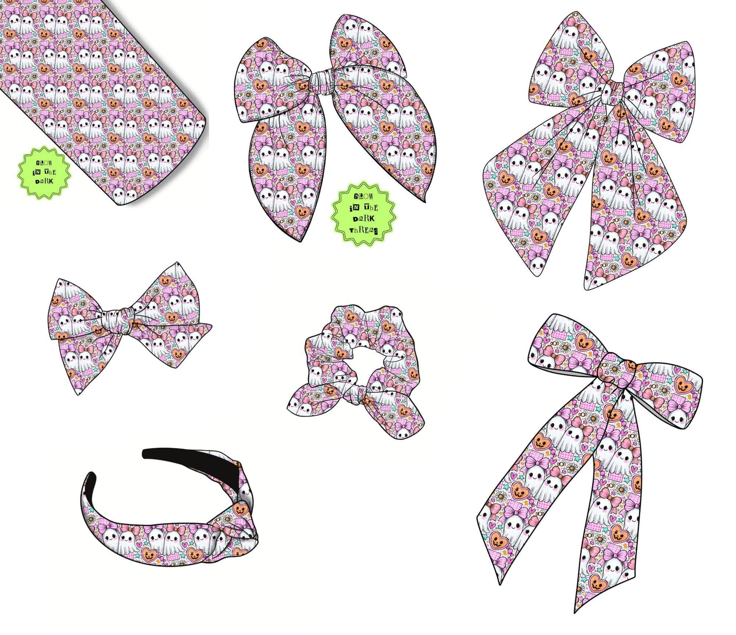 Spooky Bows/Scrunchies/Headbands