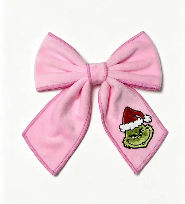 Velvet Christmas Bow (4”x5”)