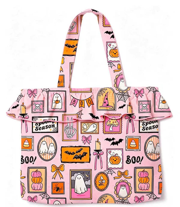 Ruffle Tote Bags