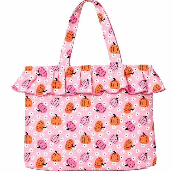 Ruffle Tote Bags