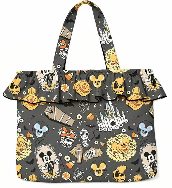 Ruffle Tote Bags