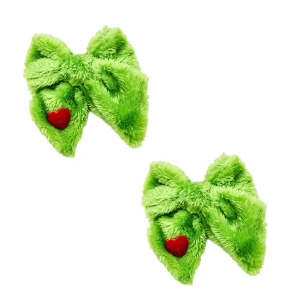 Green Mean One Fur Pinwheel (Sold Individually)