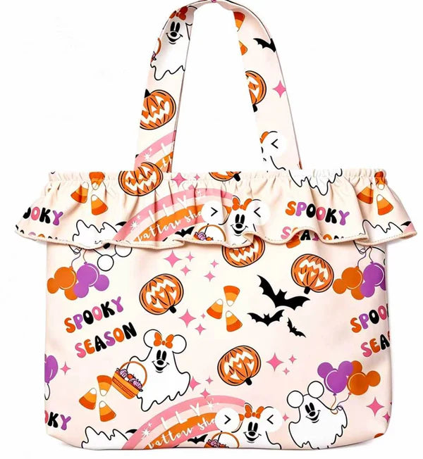 Ruffle Tote Bags