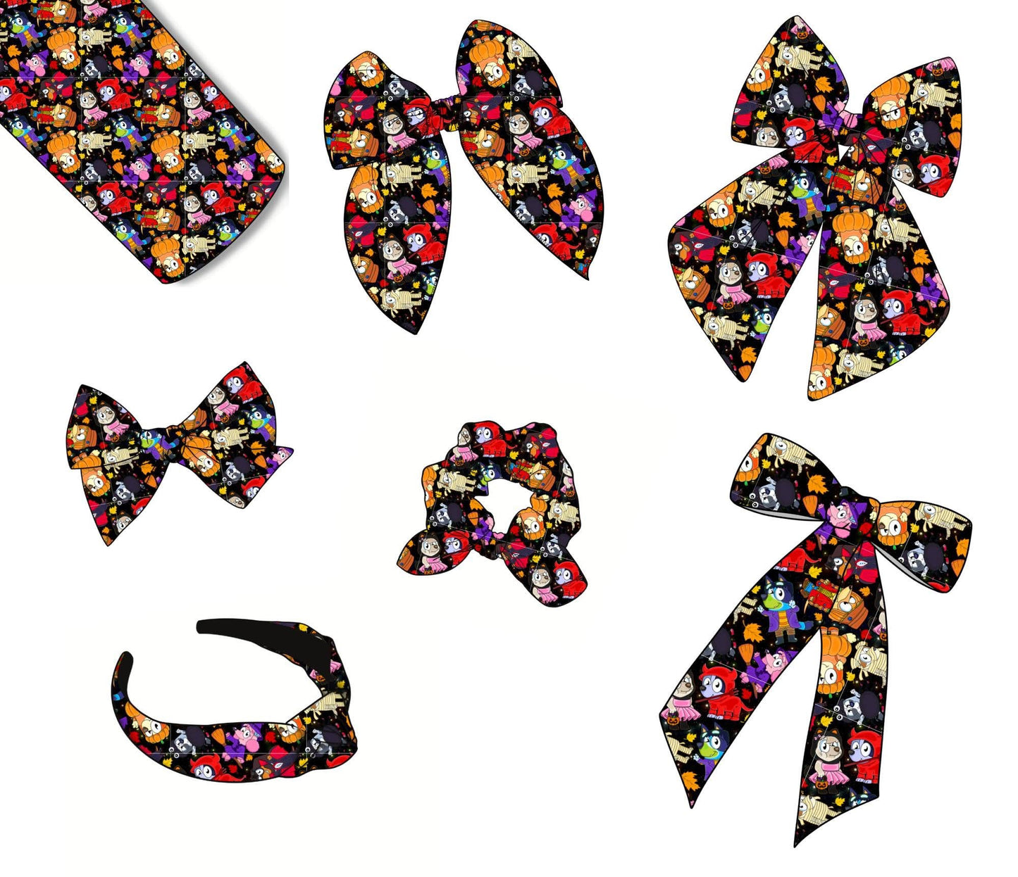 Spooky Bows/Scrunchies/Headbands