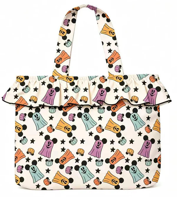Ruffle Tote Bags