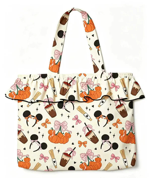 Ruffle Tote Bags