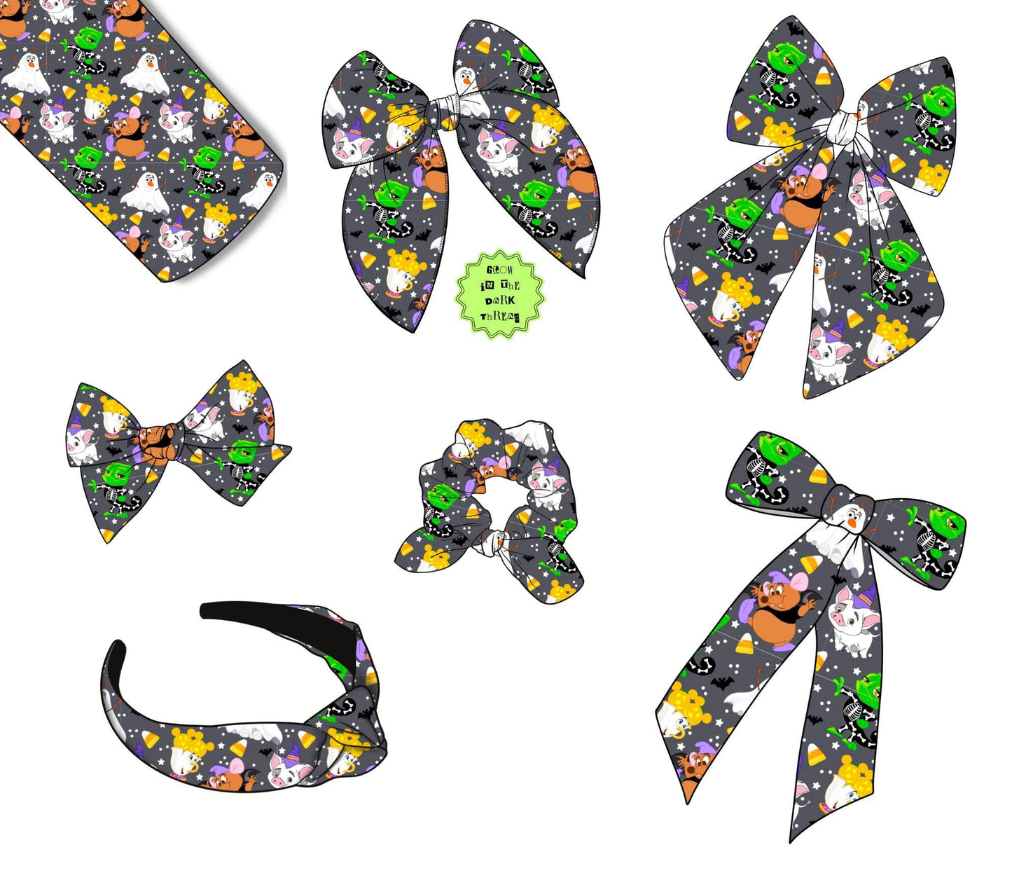 Spooky Bows/Scrunchies/Headbands