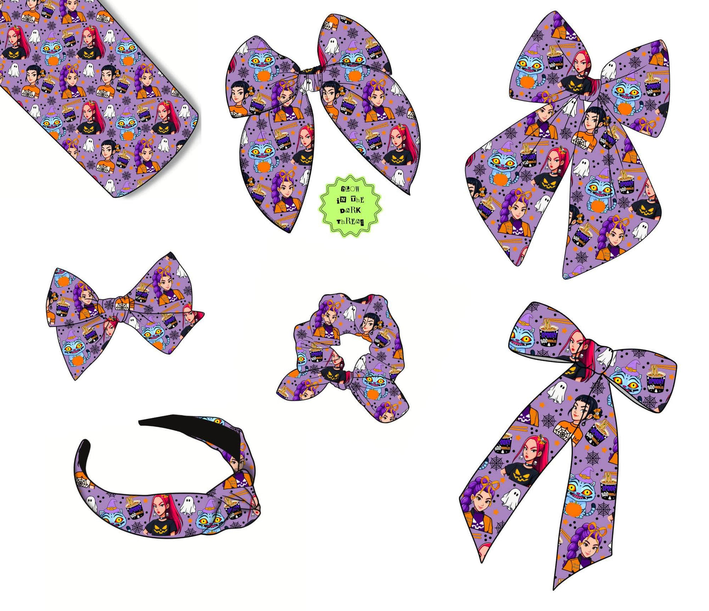 Spooky Bows/Scrunchies/Headbands