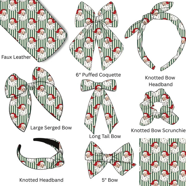 Green Stripe Santa