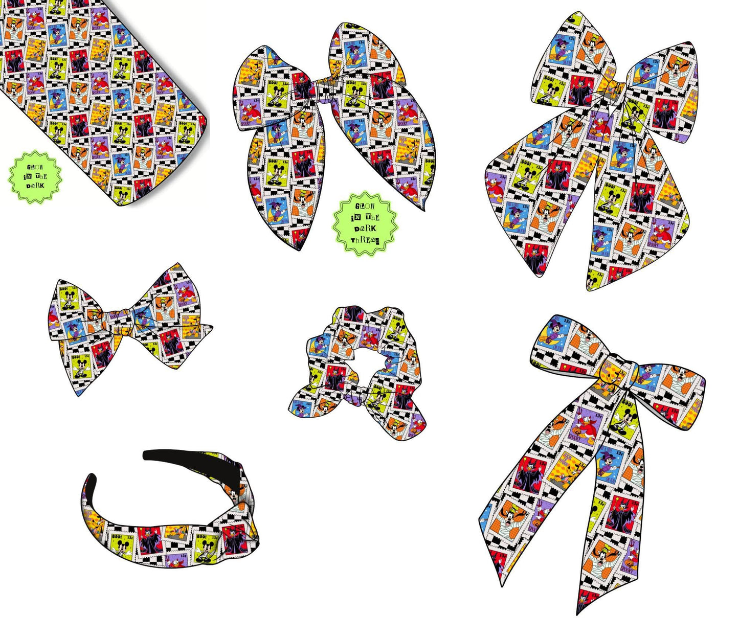 Spooky Bows/Scrunchies/Headbands