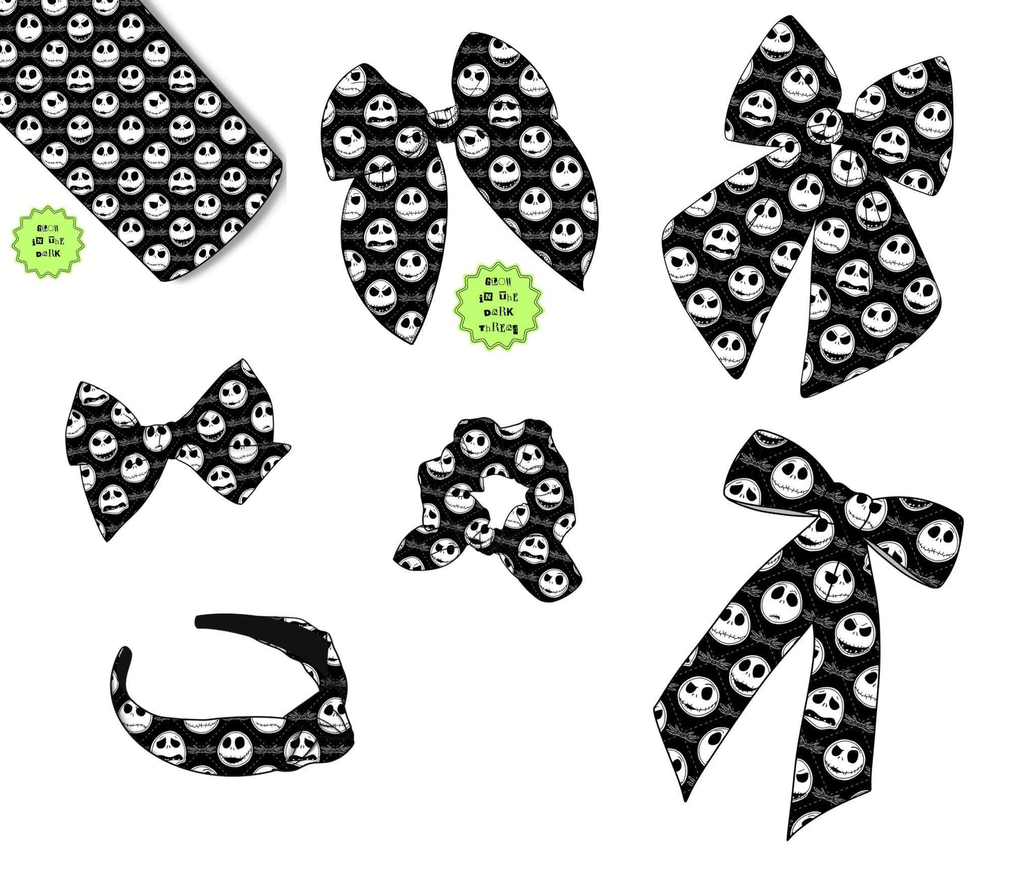 Spooky Bows/Scrunchies/Headbands