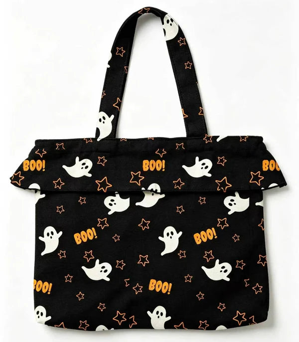 Ruffle Tote Bags