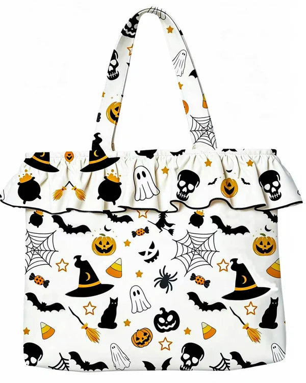 Ruffle Tote Bags