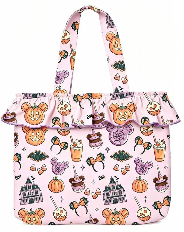 Ruffle Tote Bags
