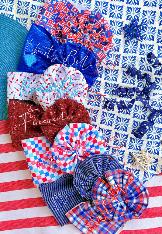 Red, White & Bows Collection-Piggies