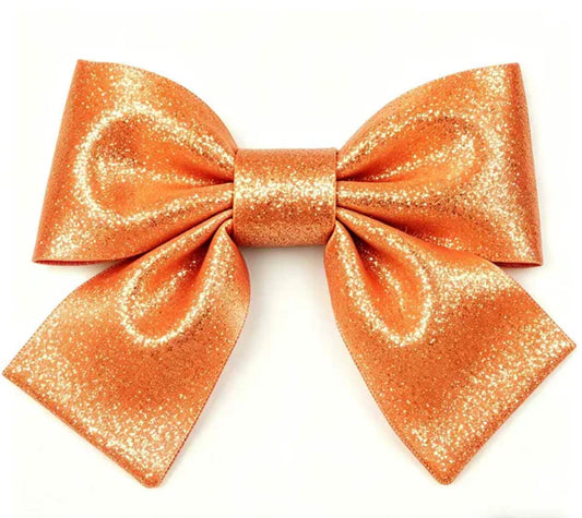 Short Tail Bow (Black & Orange)