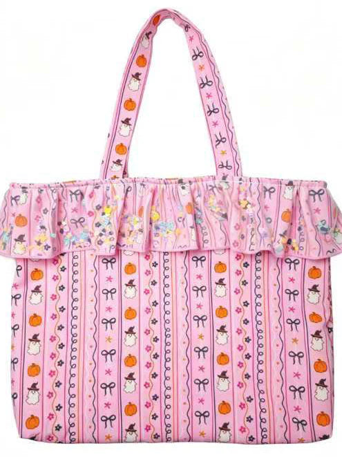 Ruffle Tote Bags