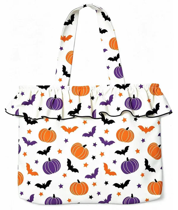 Ruffle Tote Bags
