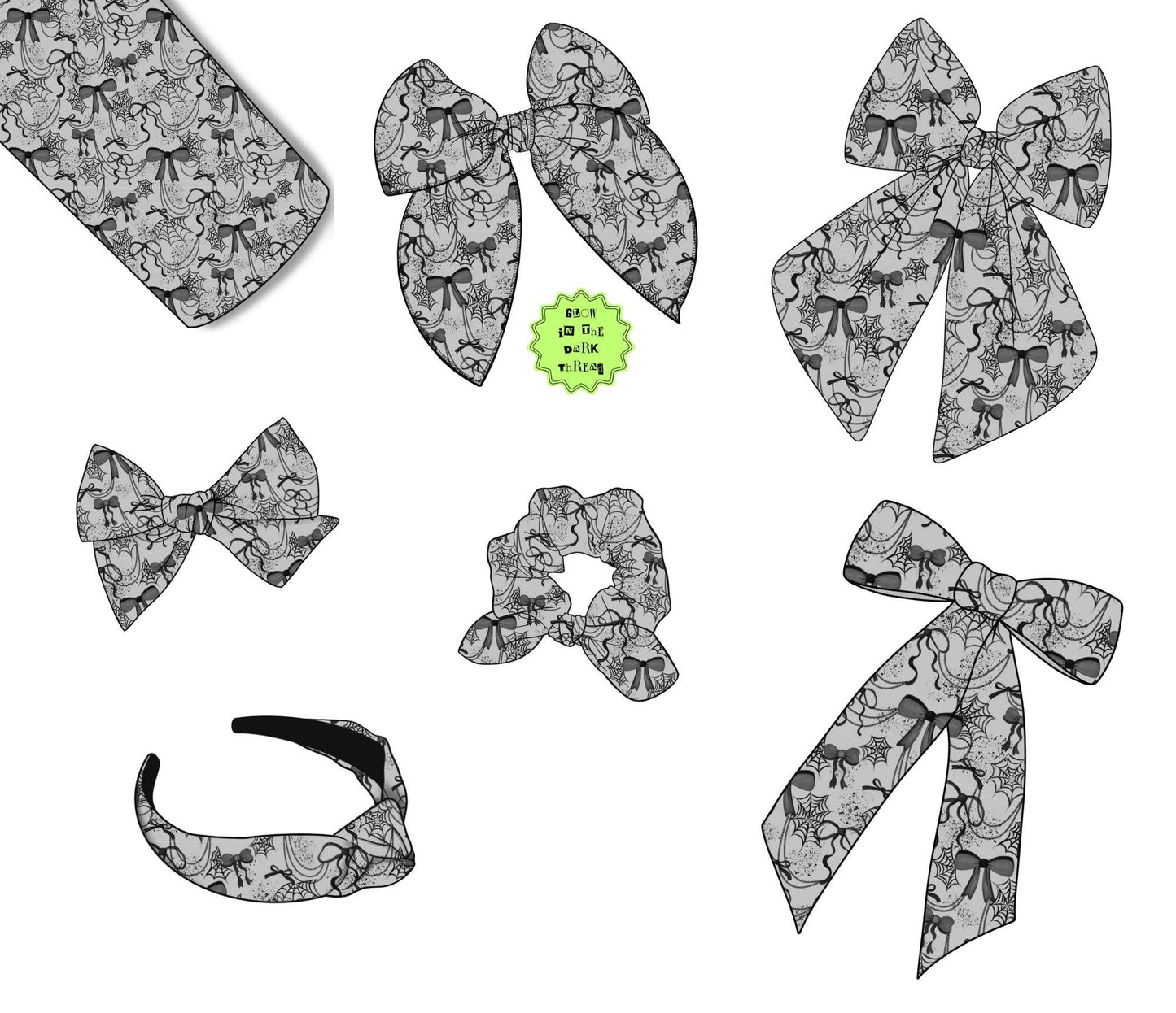 Spooky Bows/Scrunchies/Headbands