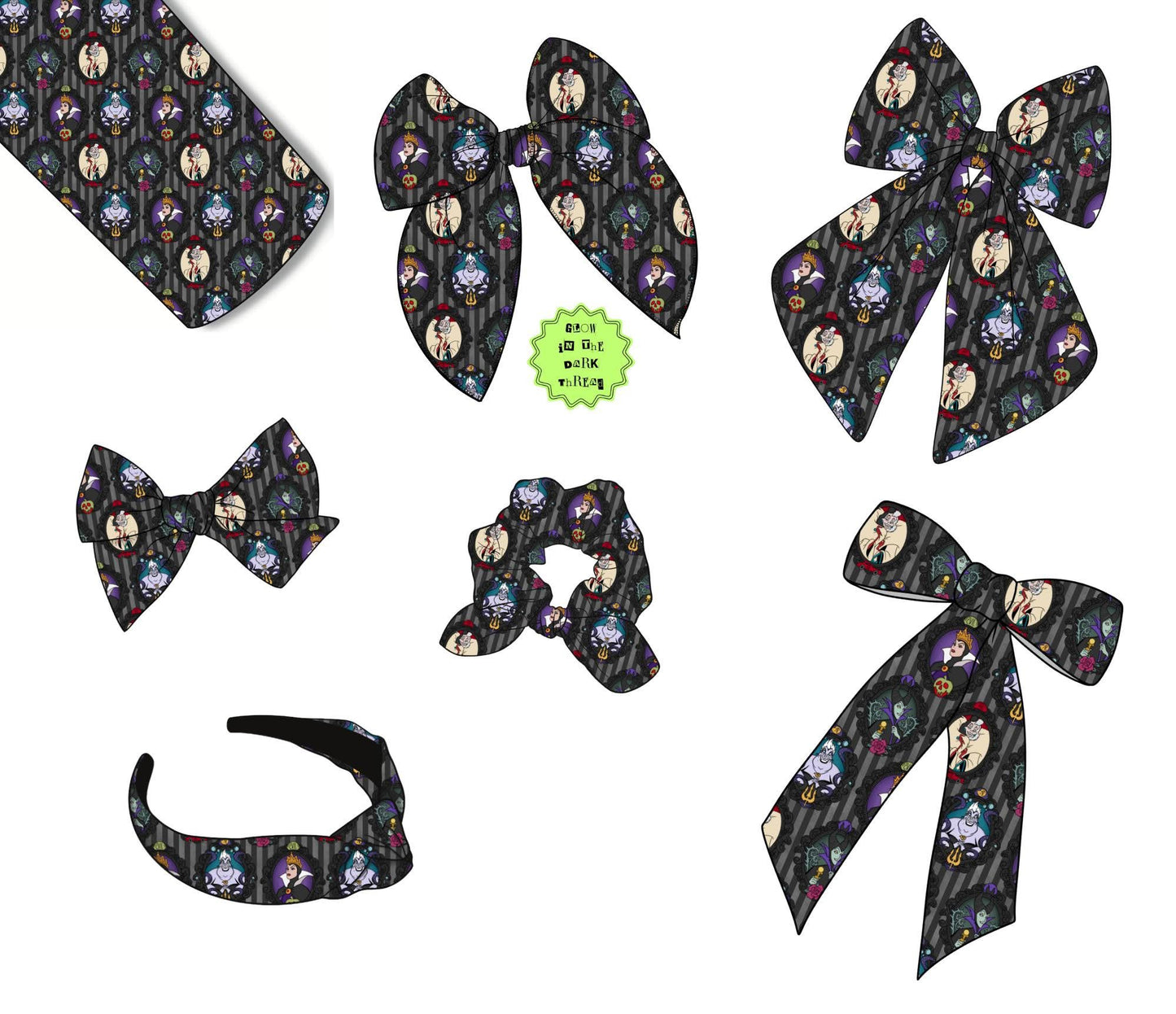 Spooky Bows/Scrunchies/Headbands