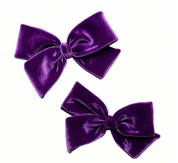 Velvet Pinwheels Bows