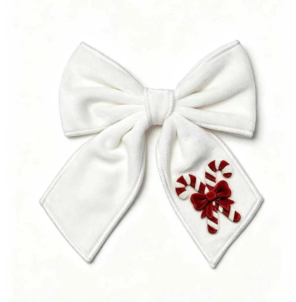 Velvet Christmas Bow (4”x5”)
