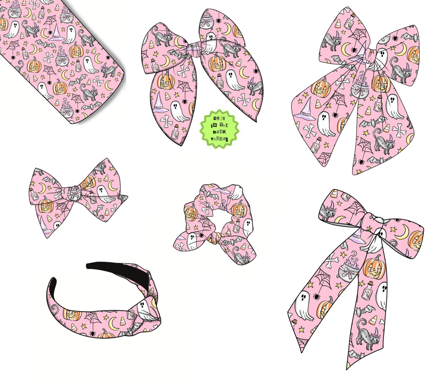 Spooky Bows/Scrunchies/Headbands