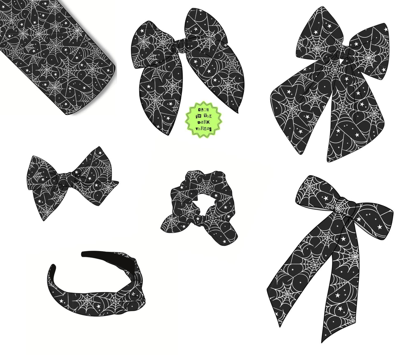 Spooky Bows/Scrunchies/Headbands