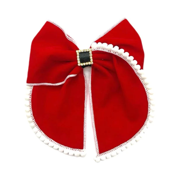 Large Santa Buckle Sailor Bow