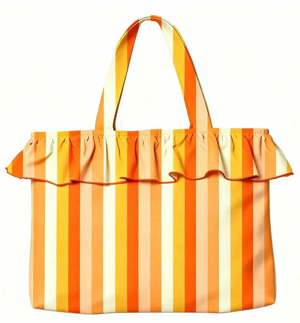 Ruffle Tote Bags