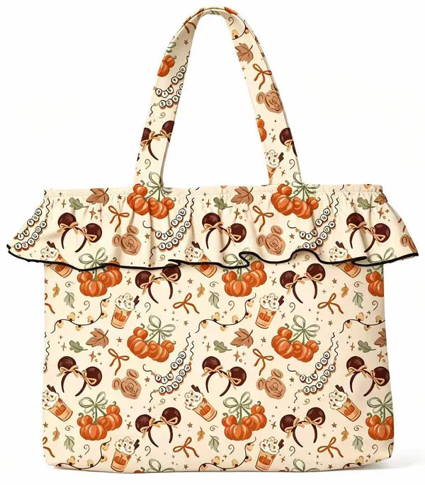 Ruffle Tote Bags