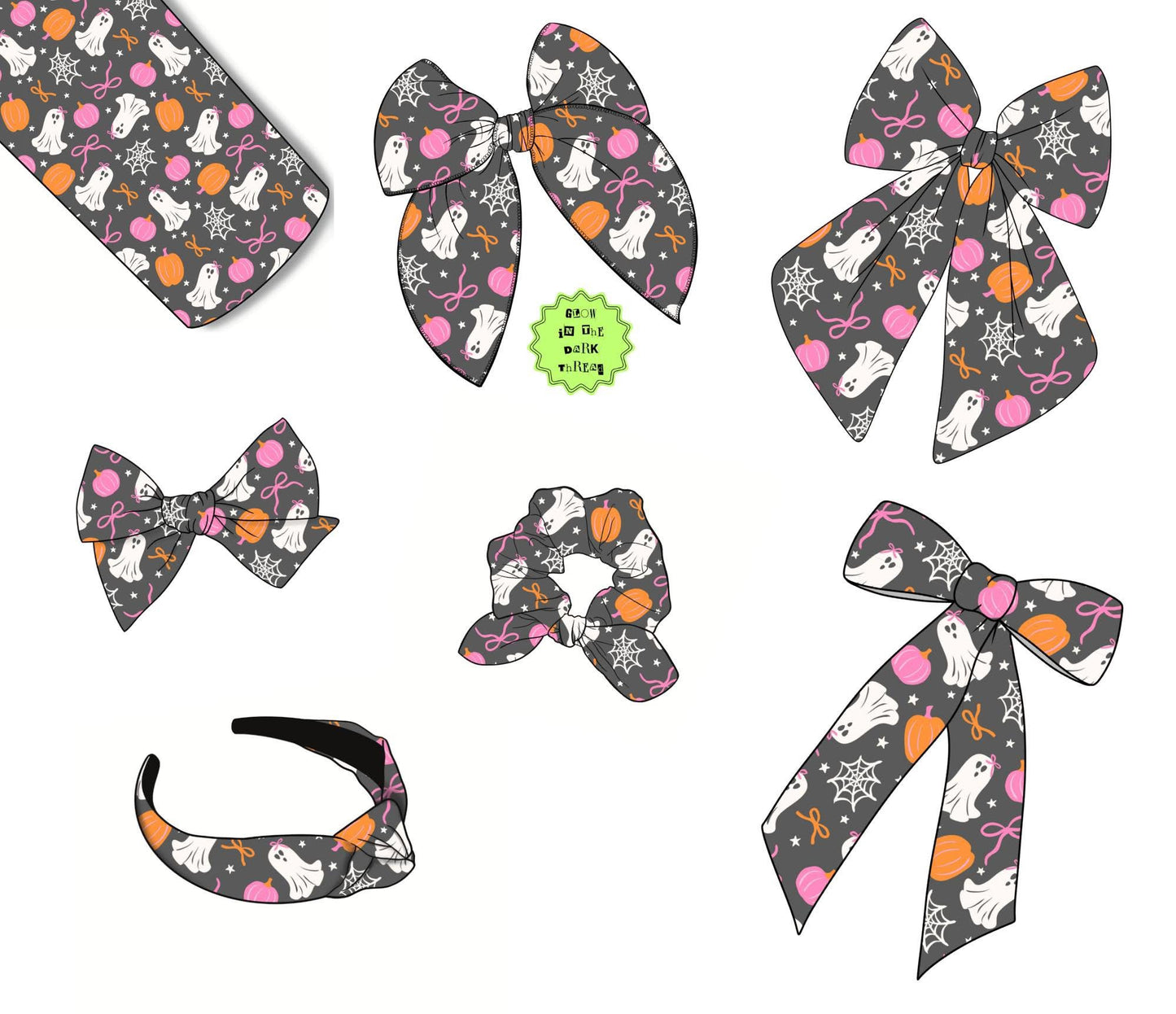 Spooky Bows/Scrunchies/Headbands