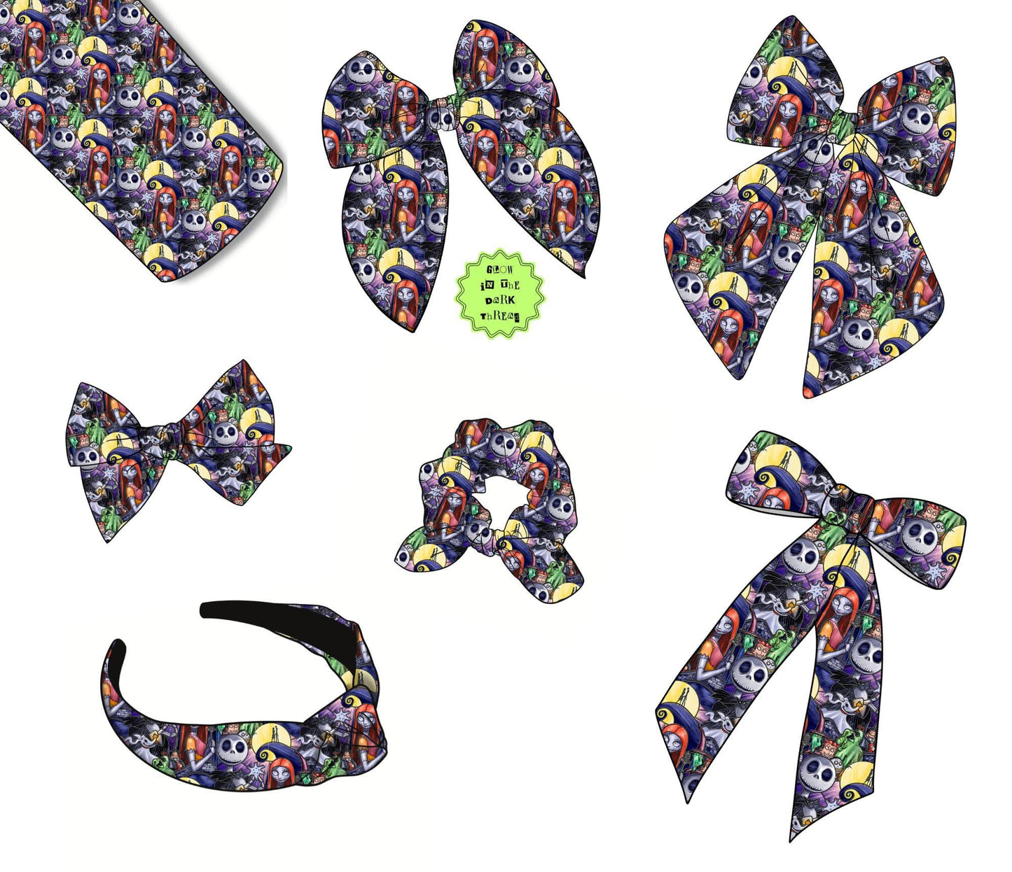Spooky Bows/Scrunchies/Headbands