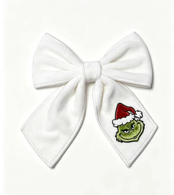 Velvet Christmas Bow (4”x5”)