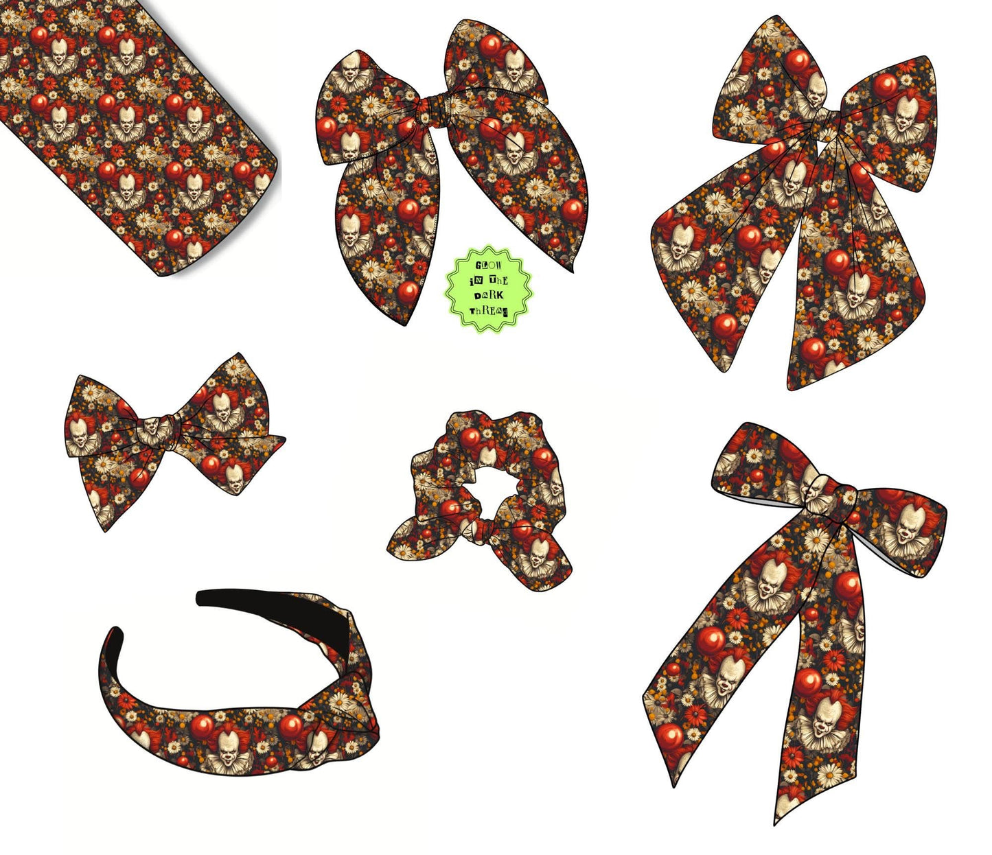 Spooky Bows/Scrunchies/Headbands