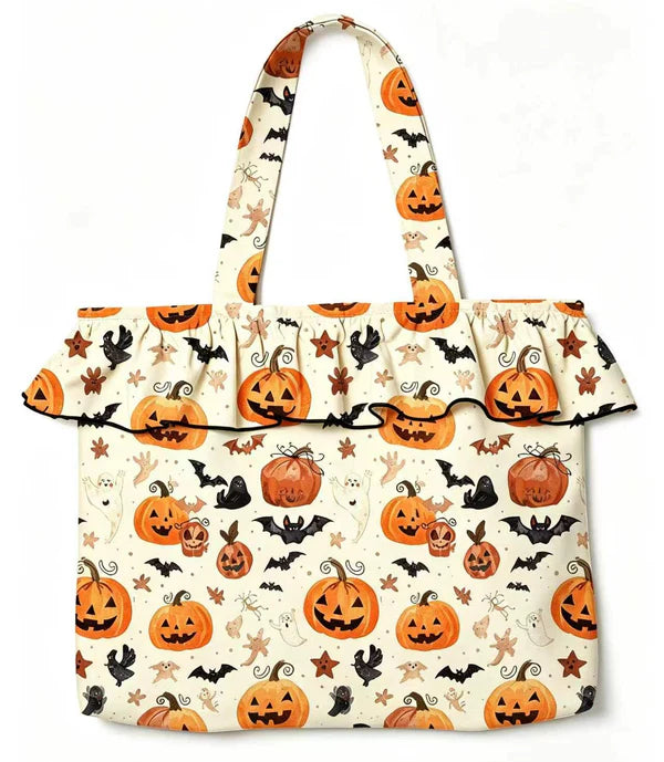 Ruffle Tote Bags