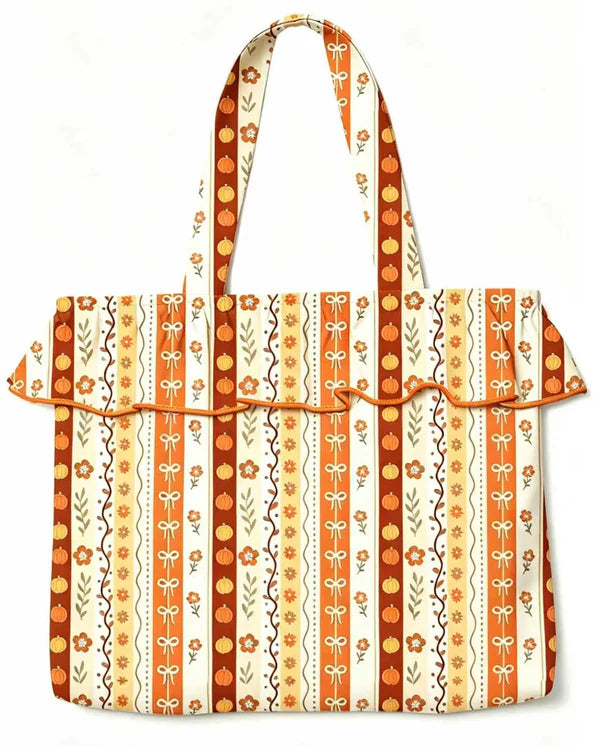 Ruffle Tote Bags