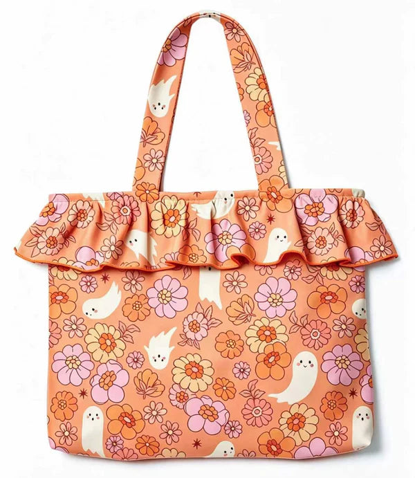 Ruffle Tote Bags