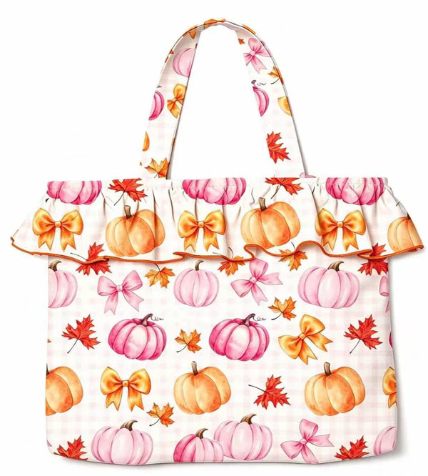 Ruffle Tote Bags