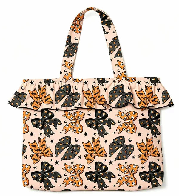 Ruffle Tote Bags