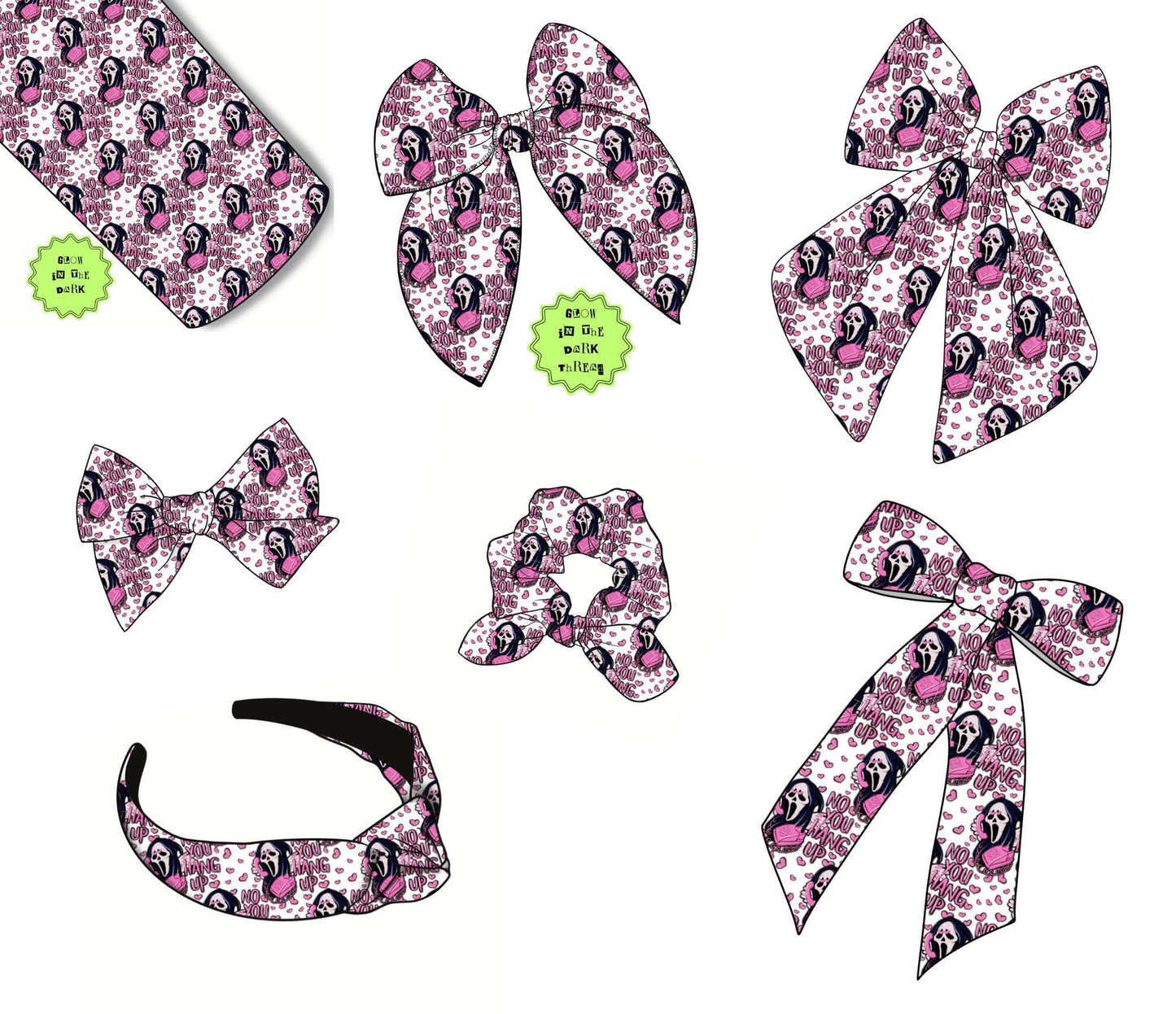 Spooky Bows/Scrunchies/Headbands