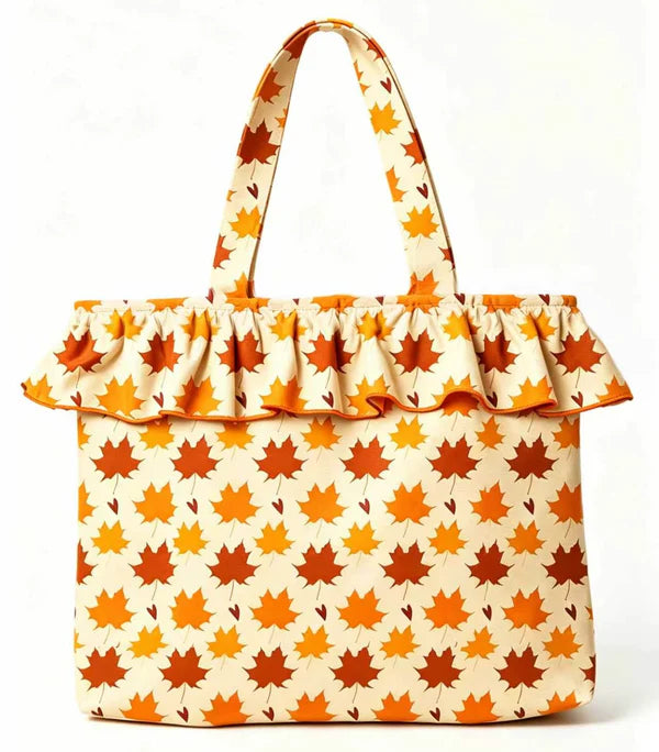 Ruffle Tote Bags
