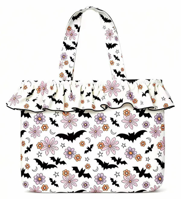 Ruffle Tote Bags