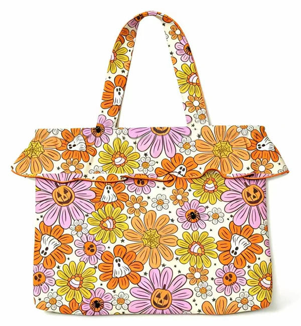 Ruffle Tote Bags