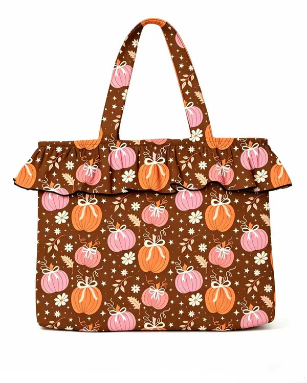 Ruffle Tote Bags