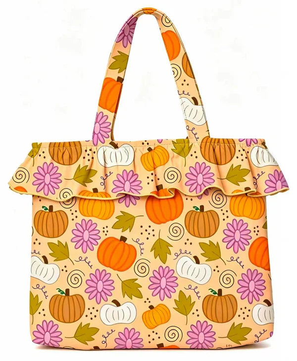 Ruffle Tote Bags