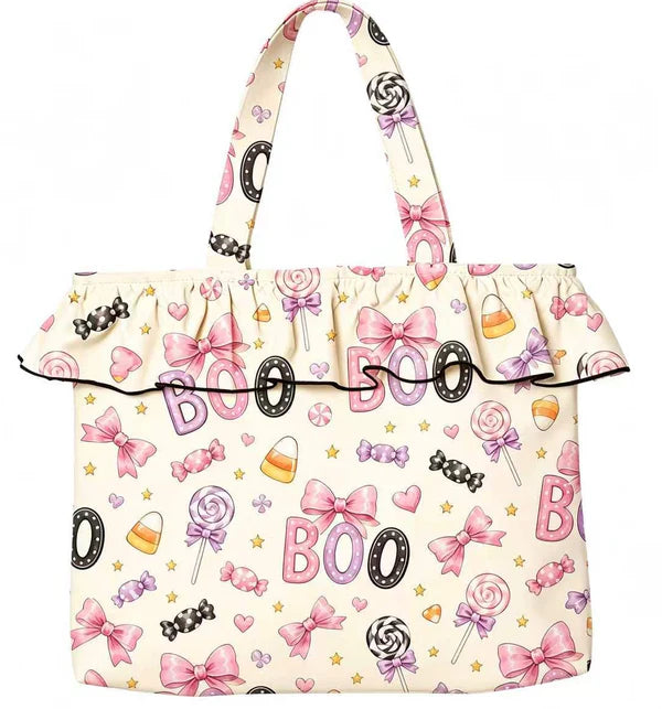 Ruffle Tote Bags