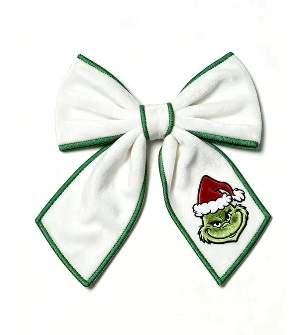 Velvet Christmas Bow (4”x5”)