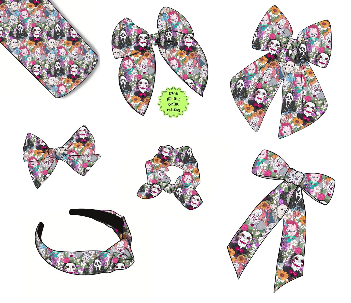 Spooky Bows/Scrunchies/Headbands